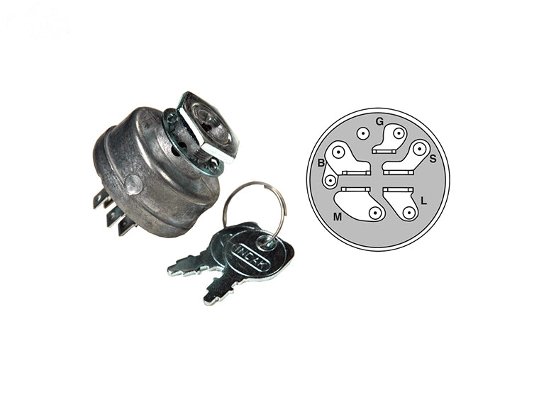 Rotary 9330 replaces Ignition Switch Murray 91846