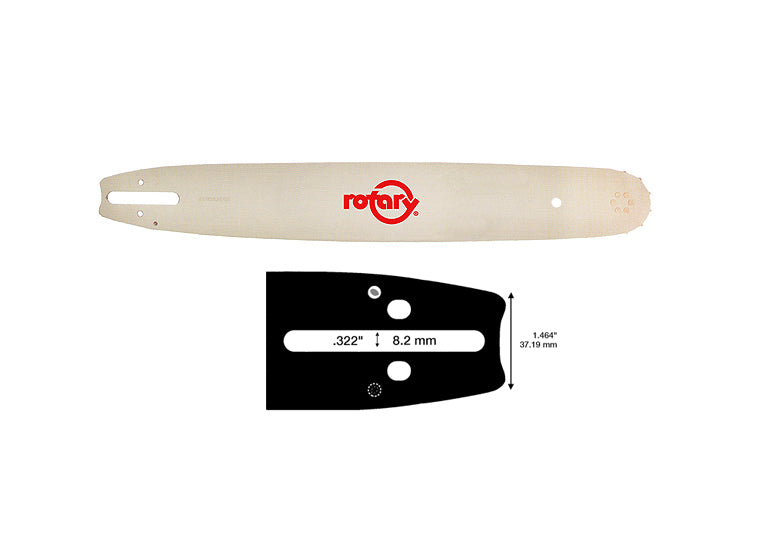 Rotary 9532318 18" Chainsaw Bar for Stihl .325 .063 Pro-Sumer