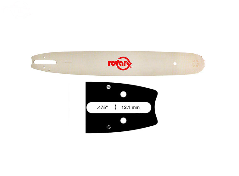 Rotary 9734318 18" Chainsaw Bar for Stihl 3/8 STD x .063, 66DL Pro (discontinued with inventory)