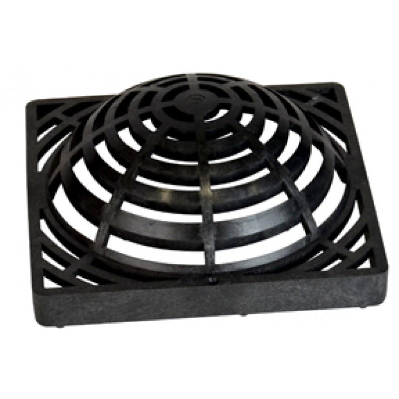 NDS 981 - 9" Square Atrium Grate, Black