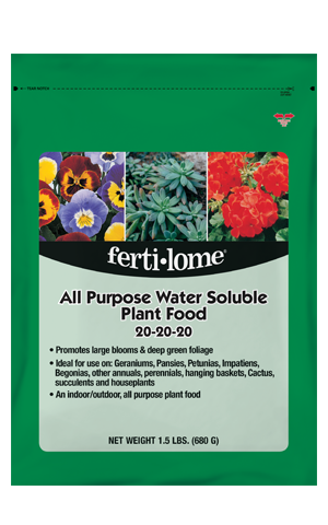 Ferti-Lome 11721  20-20-20 Water Soluble Fertilizer 1.5 LB