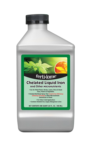 Ferti-lome 10630 Chelated Liquid Iron And Other Micronutrients Concentrate 32 OZ