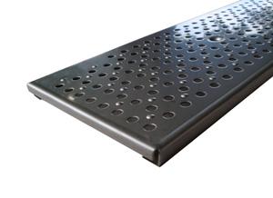 NDS DS-226 - Dura Slope Channel Grate, Stainless Steel Perforated
