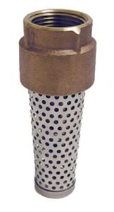 AG FVNL150BS Valve Foot Brass 1-1/2"