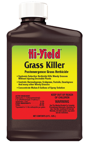 pre emergent herbicide for hay fields Hi-Yield Grass Killer Herbicide