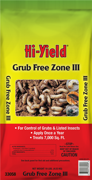 Hi-Yield 33058 Grub Free Zone III 5% 10 lb