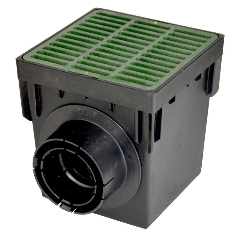 NDS 900GRKIT - 9" Pro-Series Green Catch Basin / Grate Kit