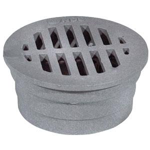 NDS 12 - 4" Round Grate, Gray