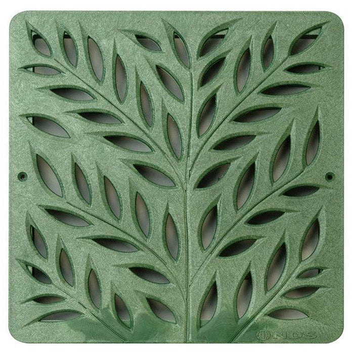 NDS 1218GR - 12" Botanical Green Grate for 12" Catch Basins & Adapters