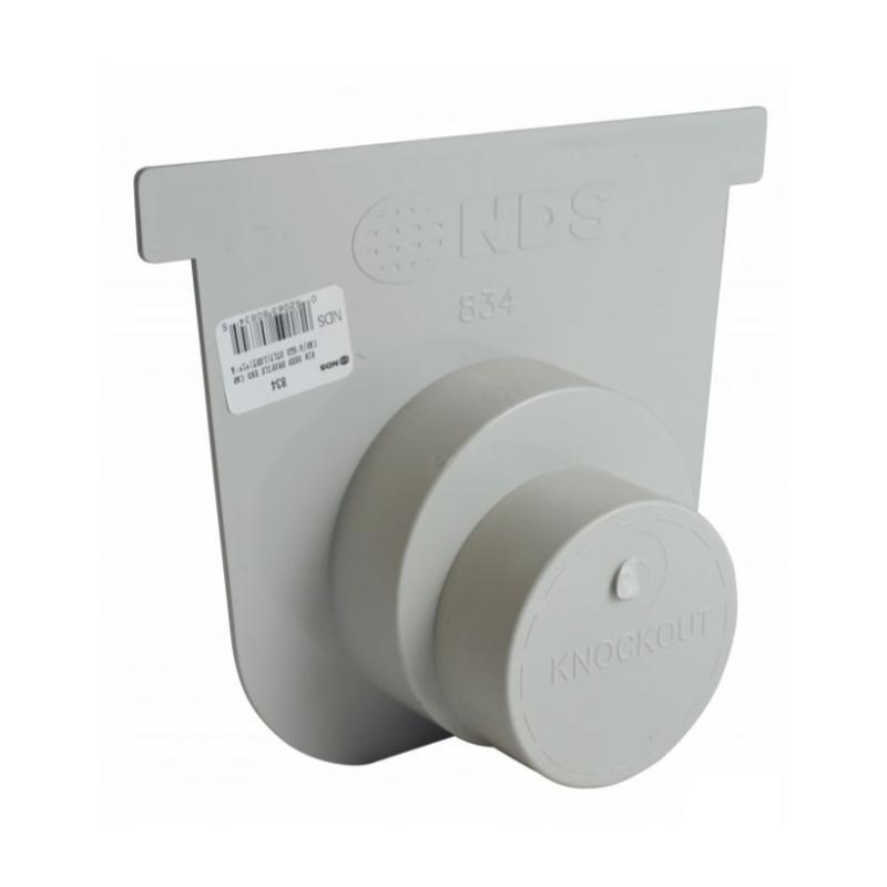 NDS 834 - 8" Deep Profile End Cap / End Outlet