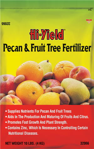 Hi-Yield 32066  Pecan and Fruit Tree Fertilizer 12-4-4, 10 lbs.