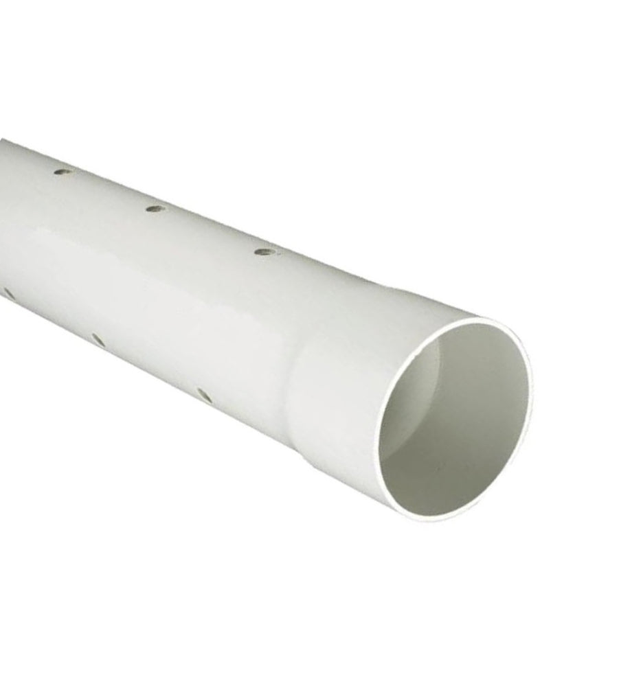 PVC Sewer and Drain Pipe 4 in x 10 ft D2729 BE Perforated — Master