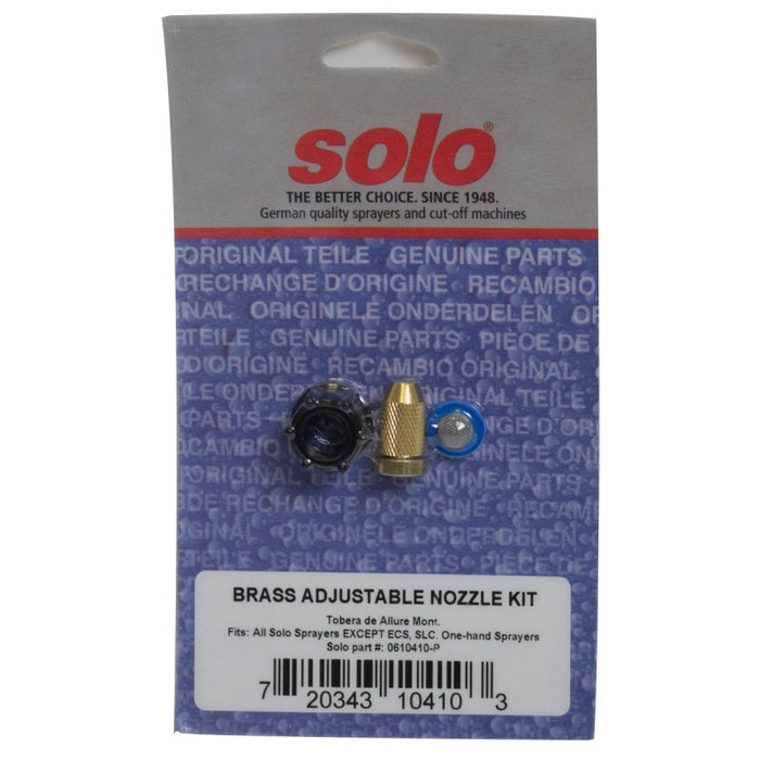 Solo 0610410-P Brass Nozzle Kit