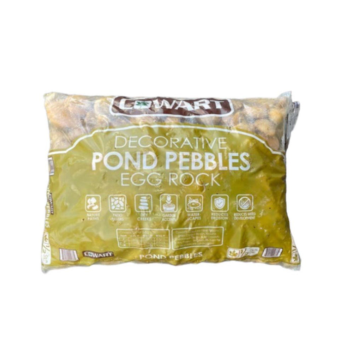 Cowart Pond Pebbles (Egg Rock) 0.5 cu. ft. Bag