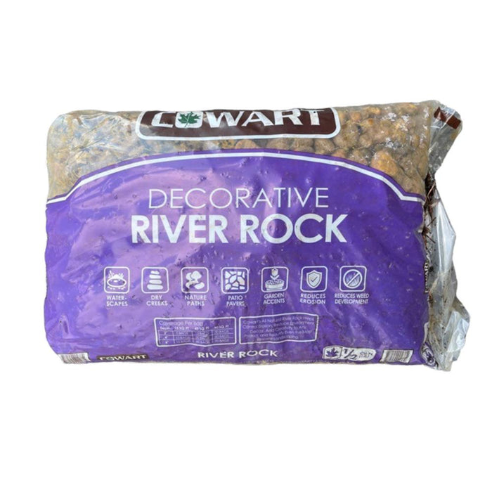 Cowart River Pebbles (River Rock) 0.5 cu. ft. Bag