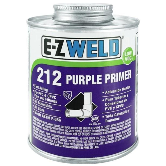 E-Z Weld 212 Purple Primer 1/4 Pint Size (4 oz.)