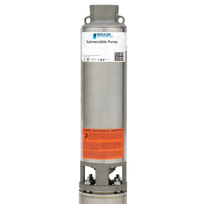 Goulds 2 HP Submersible SS Pump 25GS20412
