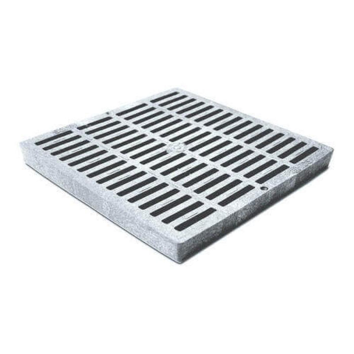 NDS 1210 - 12" Square Catch Basin Grate, Gray