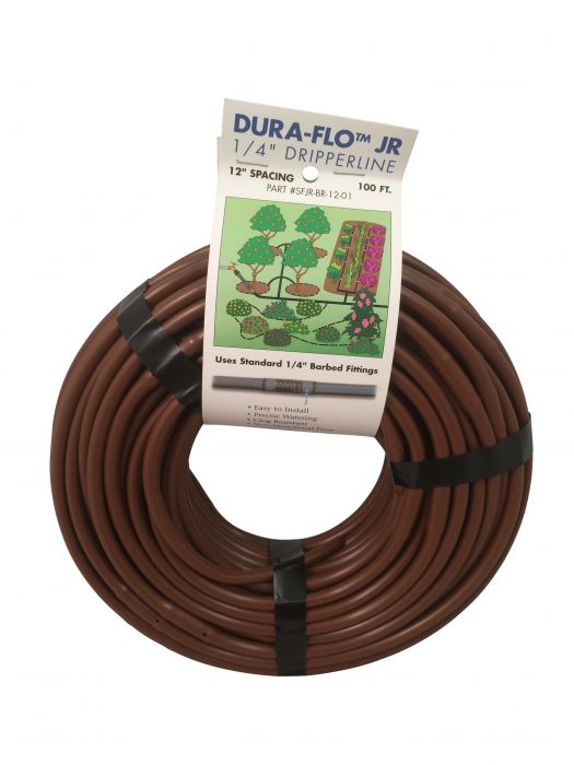NDS SFJR-BR-12-01 - 1/2 GPH Dripperline JR 100' Roll Brown