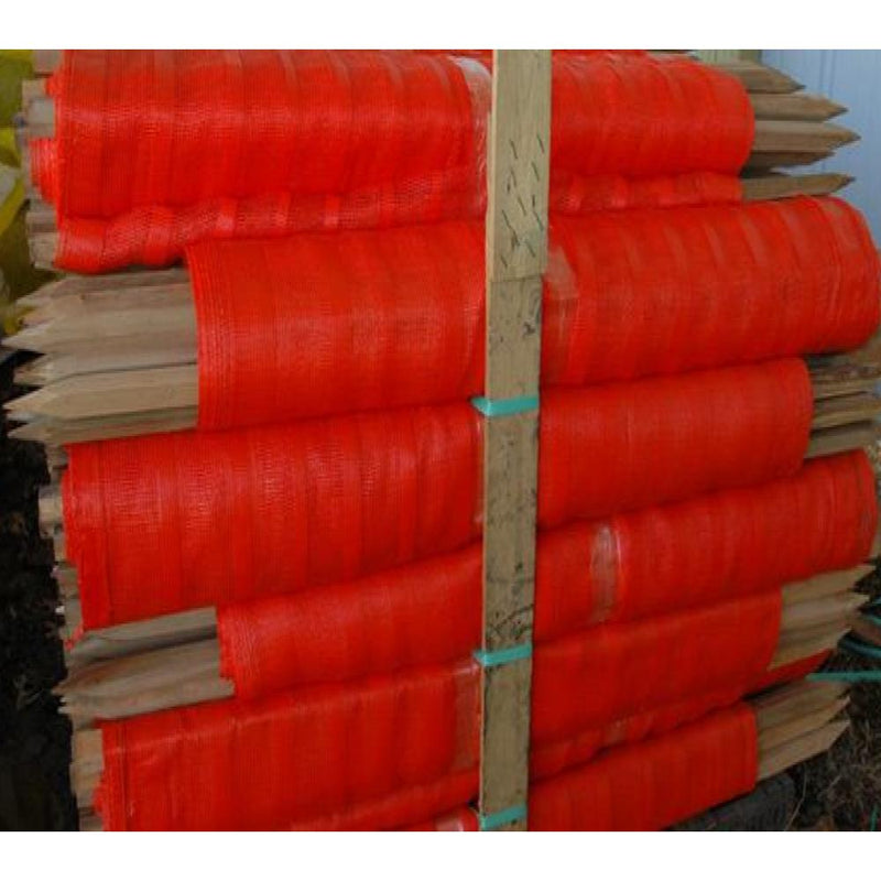 Tree Save 4 ft X 100 ft w/5 ft. Wood Stakes