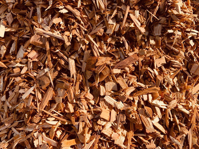 Natural Mulch Chips Bulk Scoop 1/2 Cubic Yard